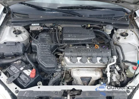 2002 Honda Civic Lx из США, поврежденный, VIN 1HGEM22552L073480